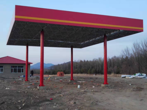 中卫加油站网架